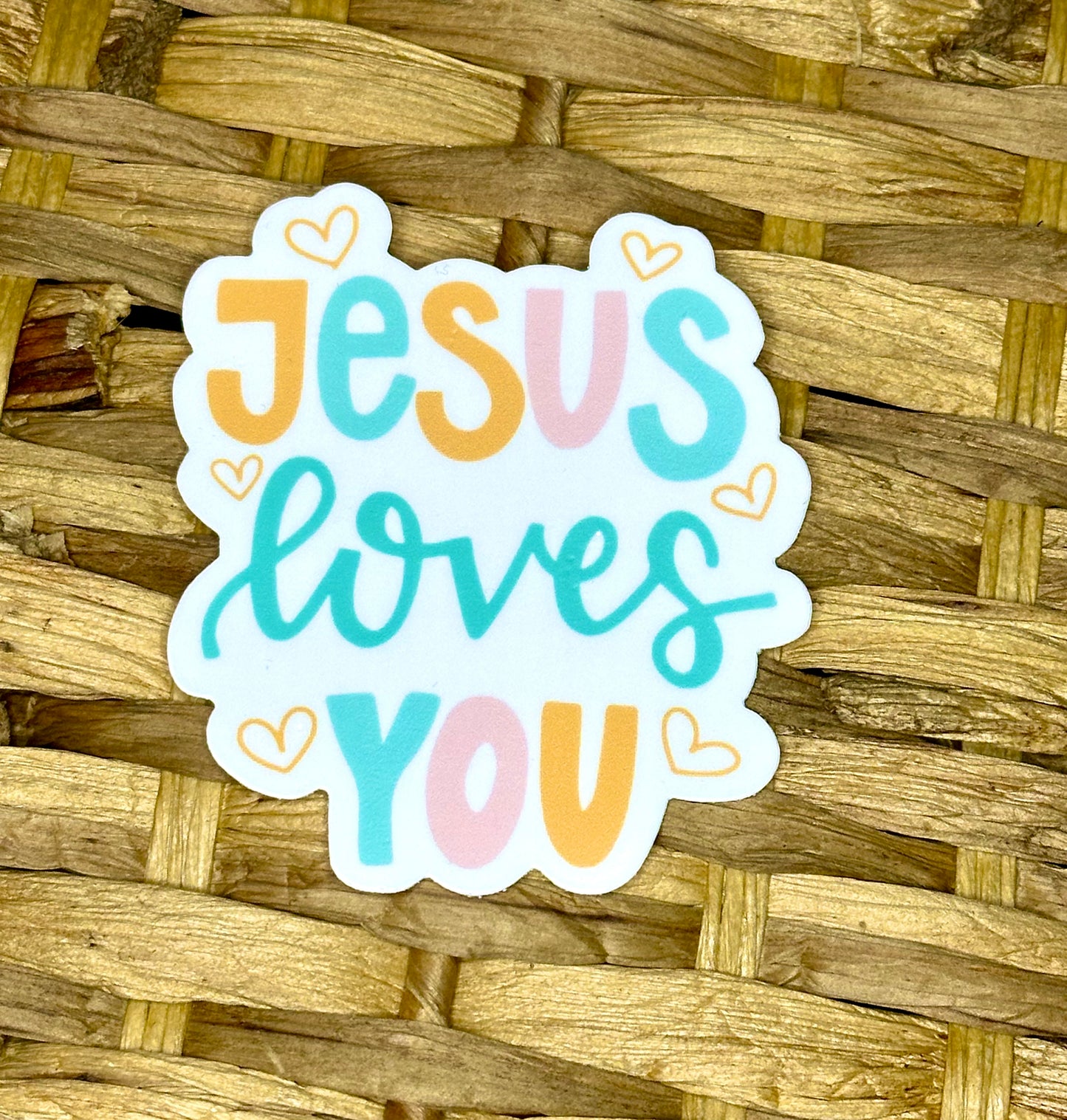 Jesus Loves You Sticker - Matte