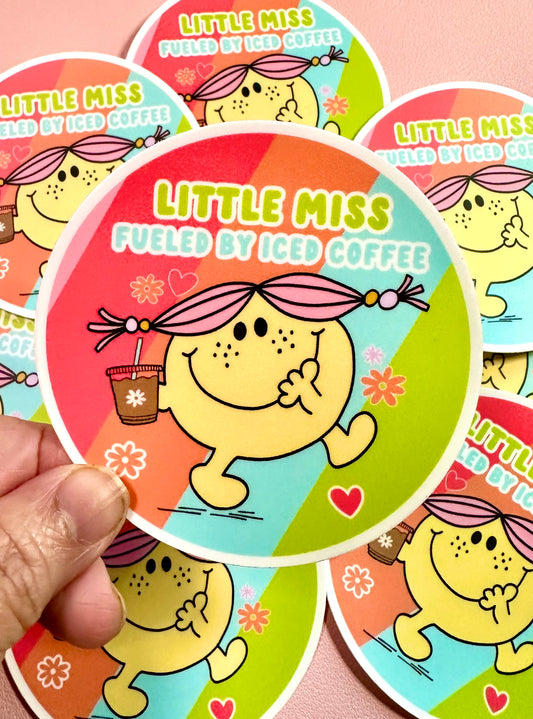 Fueled by Iced Coffee Sticker