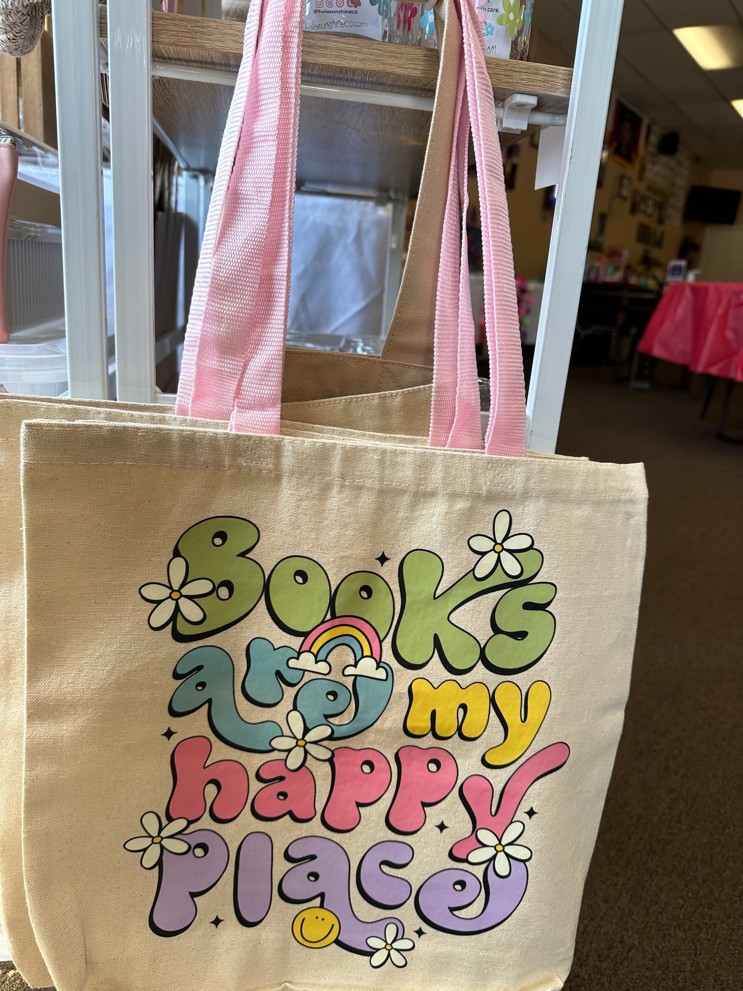 Books are My Happy Place Tote