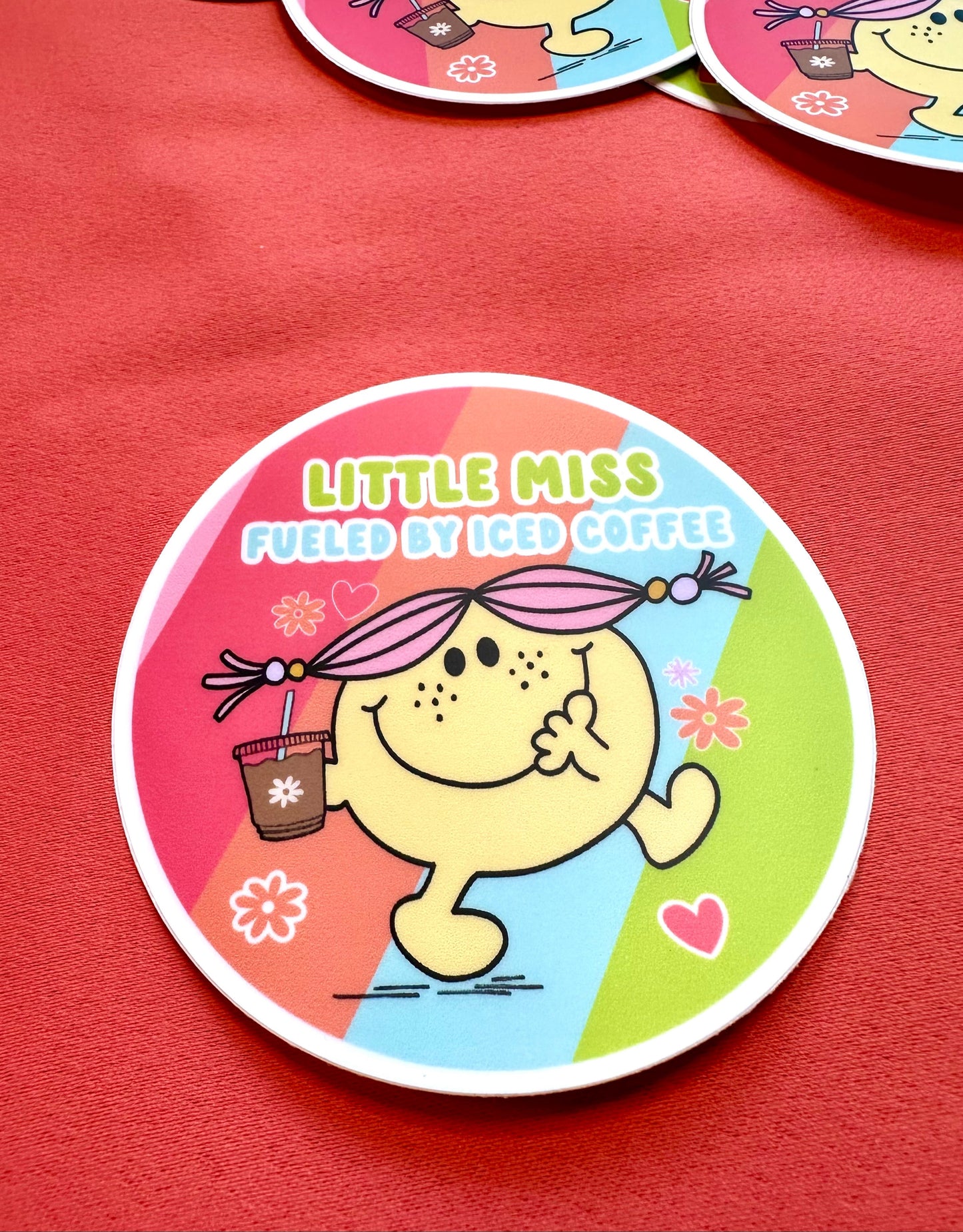 Fueled by Iced Coffee Sticker