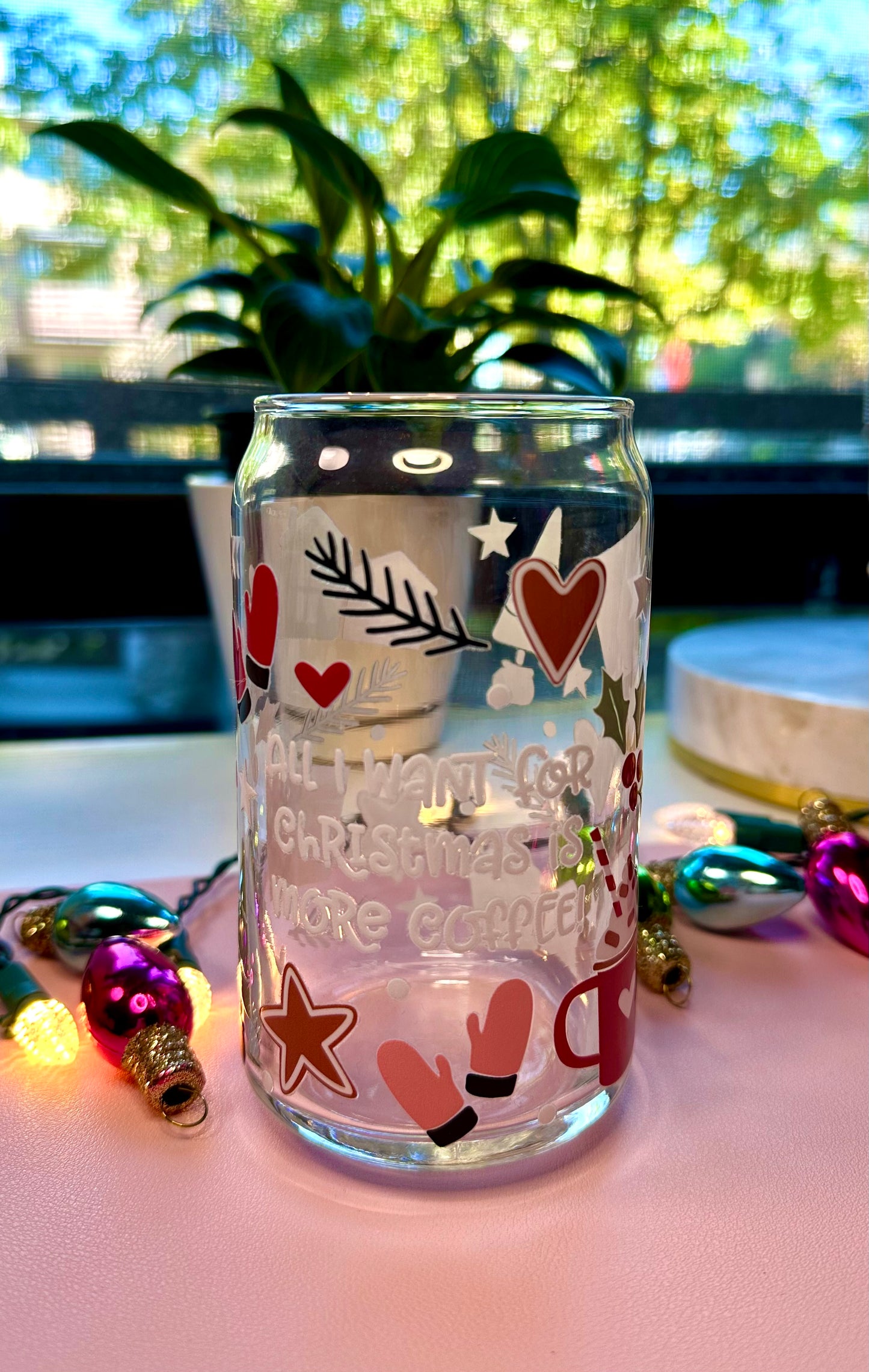 All I Want For Christmas is... Glass Cup