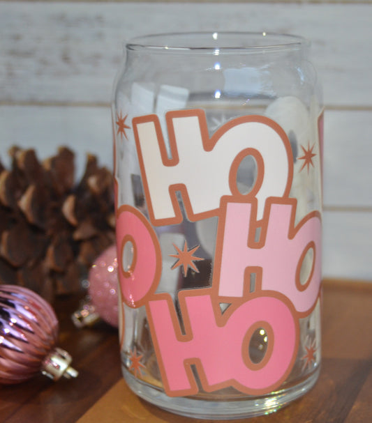 HoHoHo Glass Cup