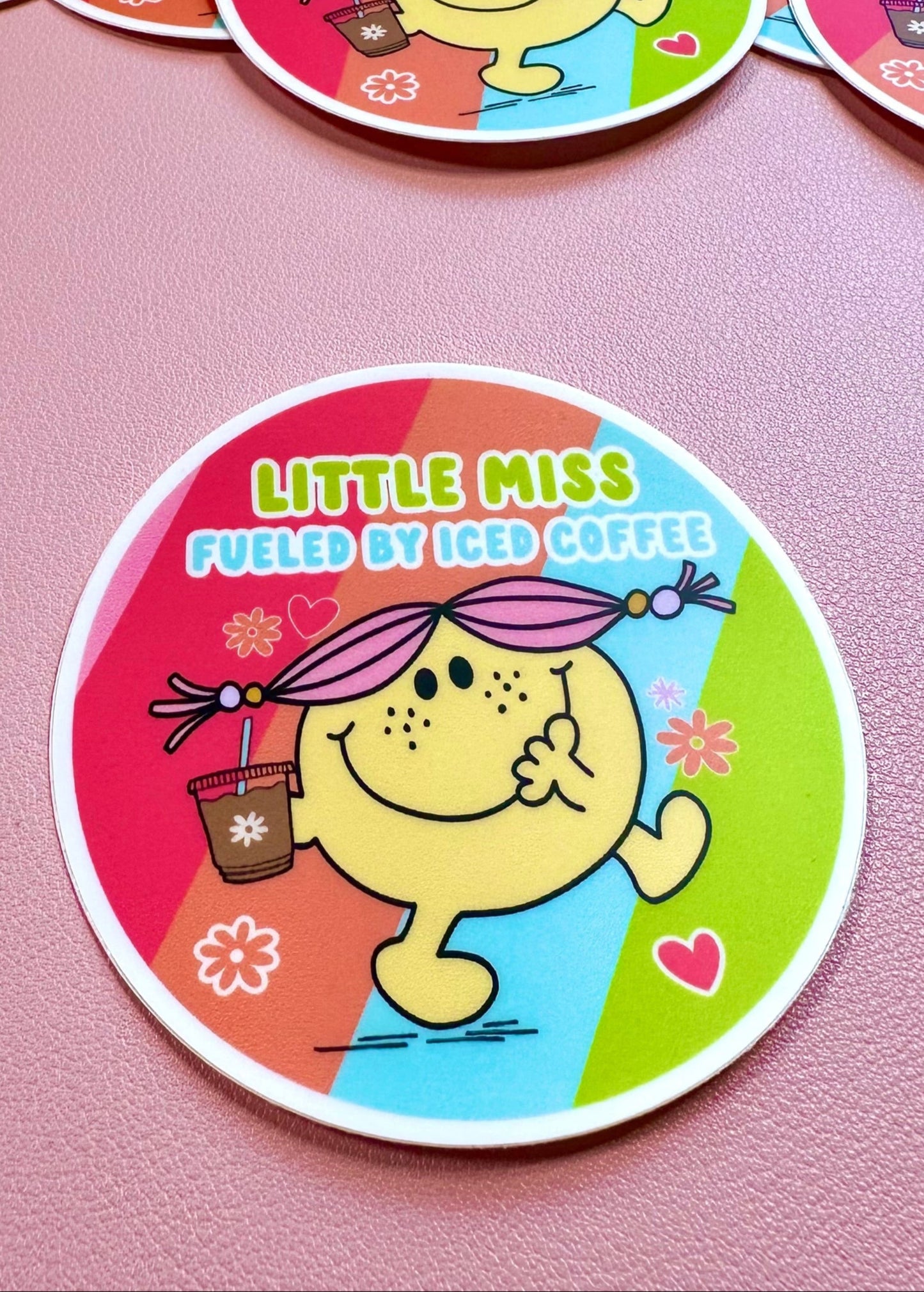 Fueled by Iced Coffee Sticker