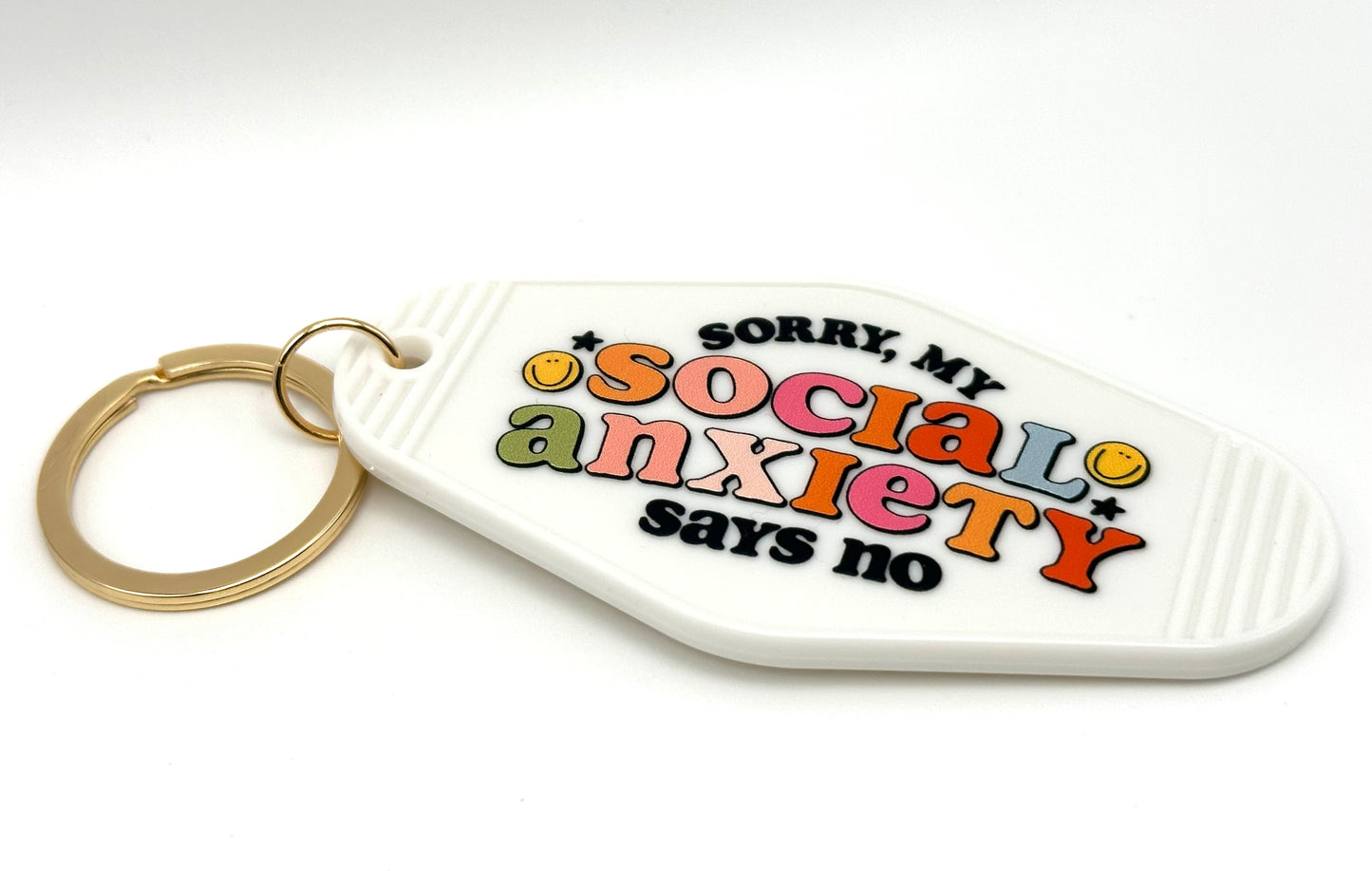 Social Anxiety Keychain