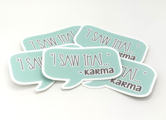 Karma Sticker