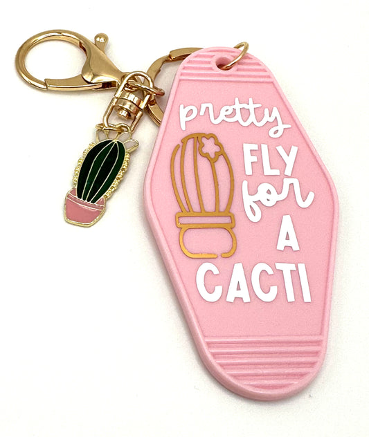 Pretty Fly for a Cacti Keychain