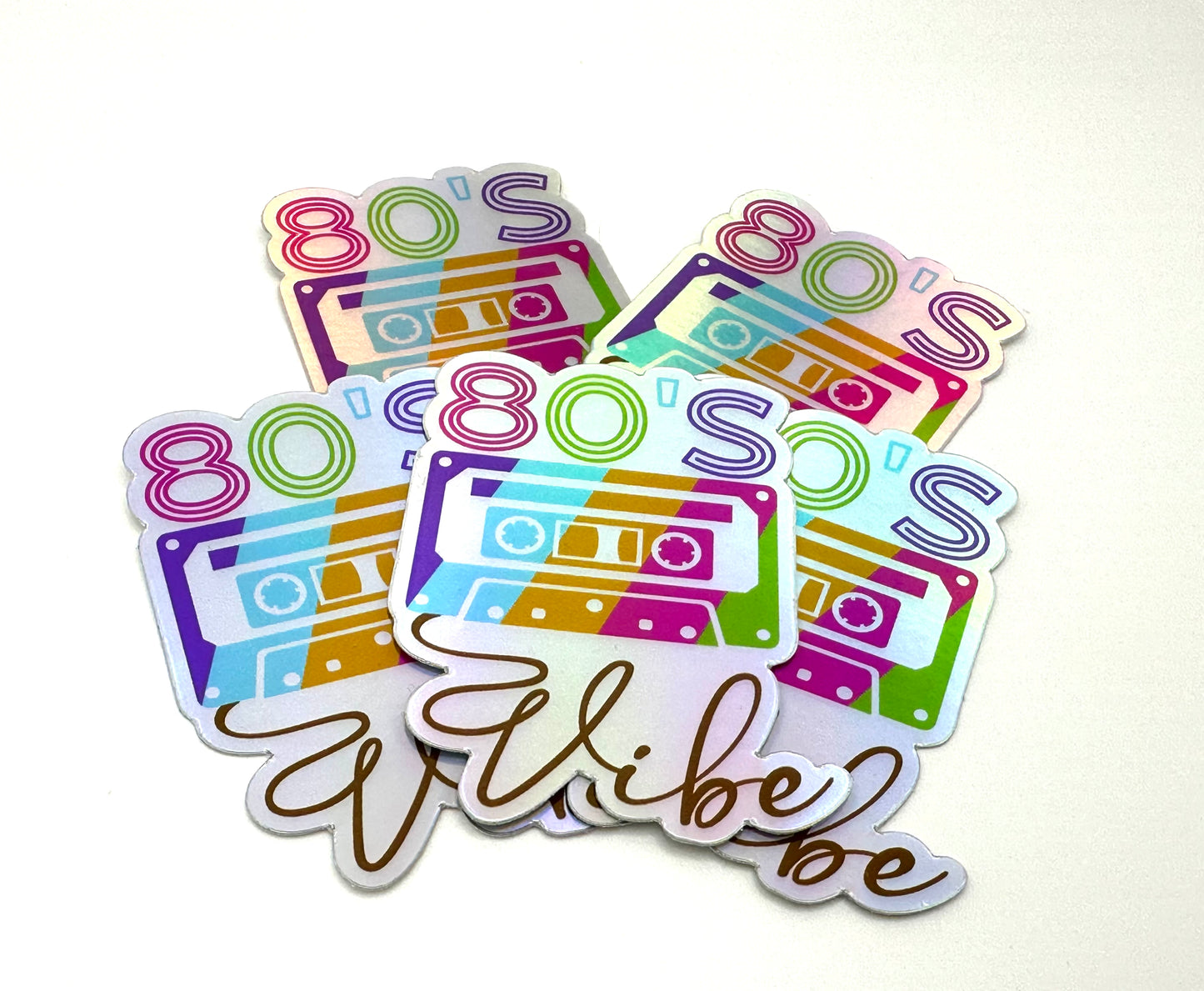 80's Vibe Holographic Sticker