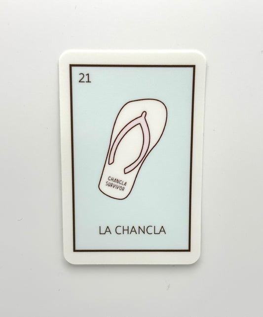 La Chancla Loteria Sticker