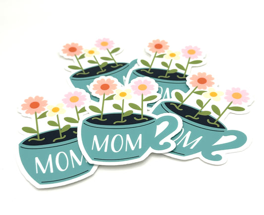 MOM - Flower Sticker