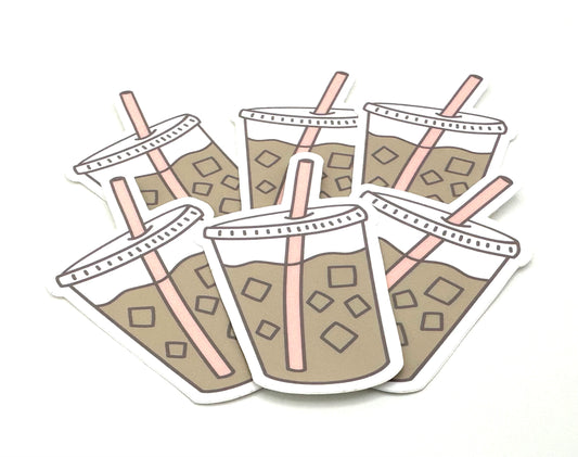 Iced Coffee Sticker