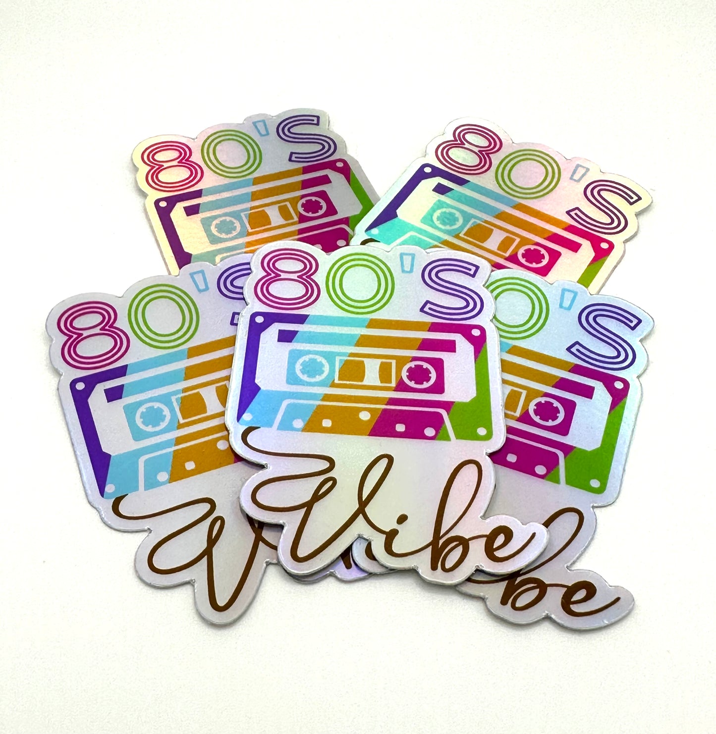 80's Vibe Holographic Sticker